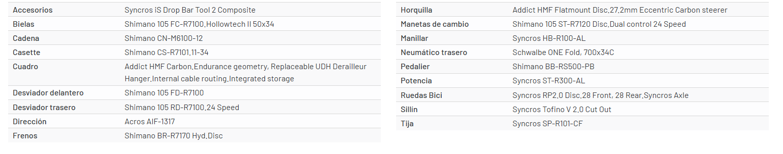 Bicicleta Scott Addict 50