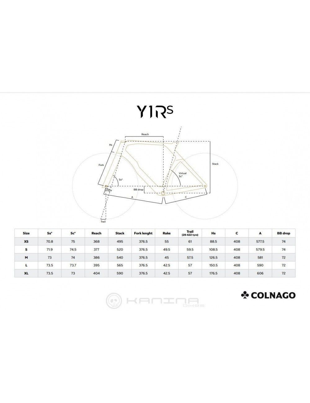 Bicicleta COLNAGO Y1RS