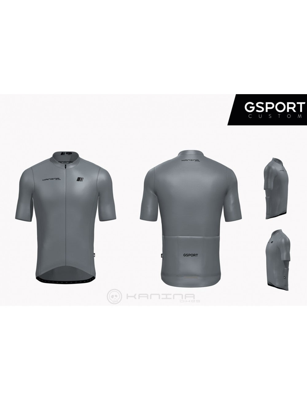 Maillot KANINA Bikes GRIS Gsport