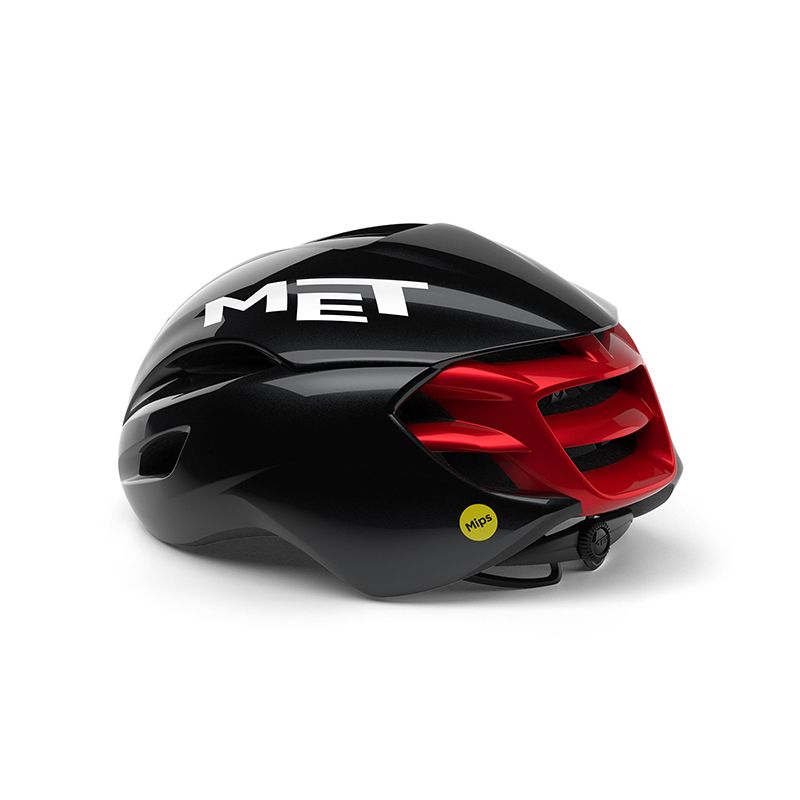 Casco Met Manta Mips Negro/Rojo Brillo