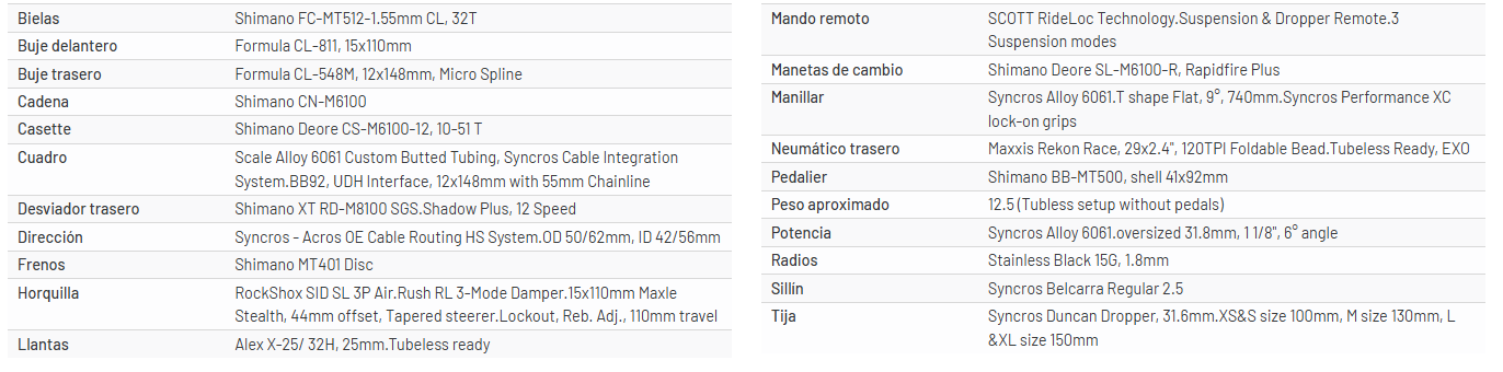 Bicicleta Scott Scale 925
