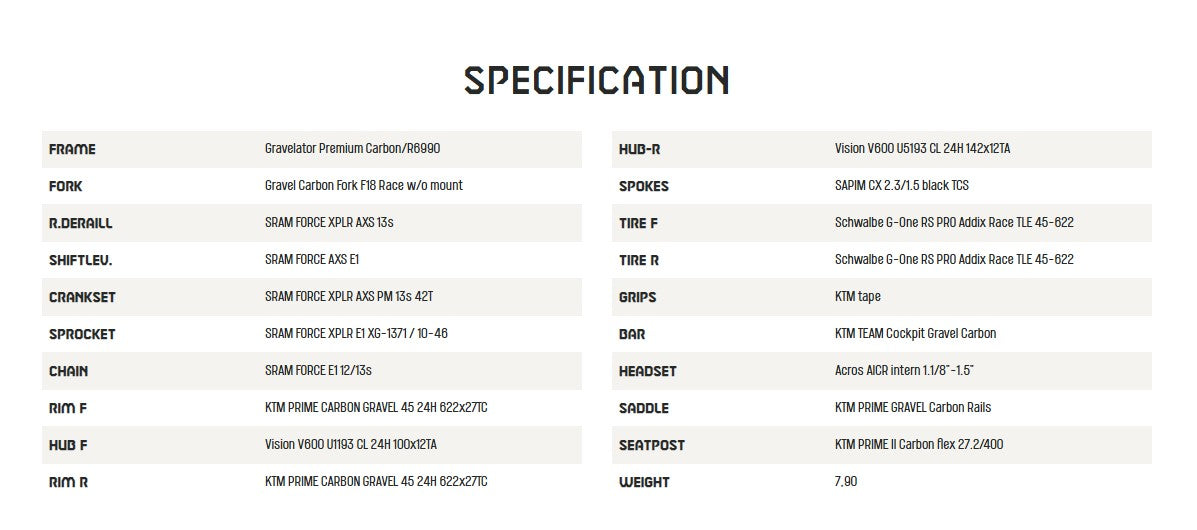 Ktm Gravelator Supreme