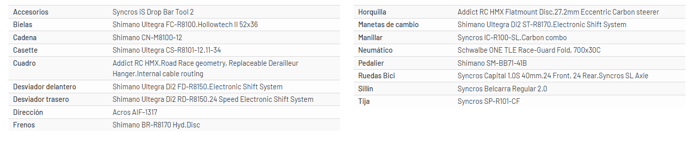 Bicicleta Scott Addict RC 10