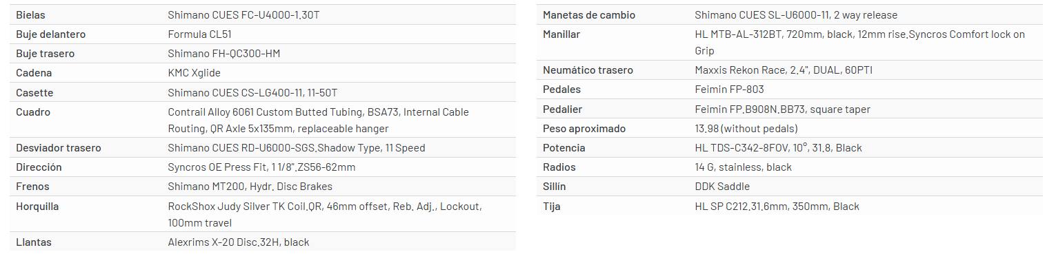 Bicicleta Scott Contrail 10