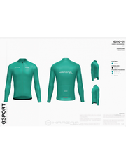 Maillot KANINA Bikes Aero Celeste largo fino Gsport