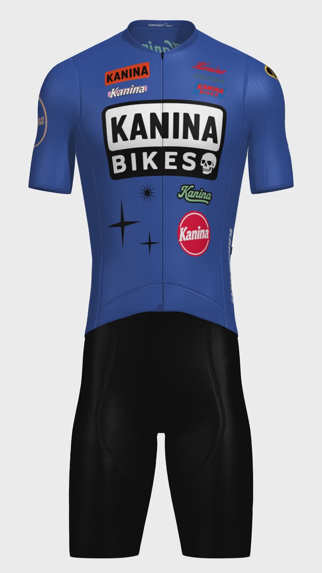 Cargar vídeo: Maillot Kanina Abstract Blue